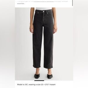 Everlane the 90’s Way High Cotton Jean size 28 Long